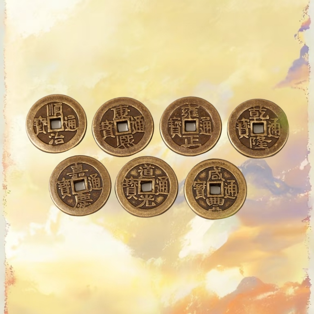 H10 7 Ancient Chinese Coins