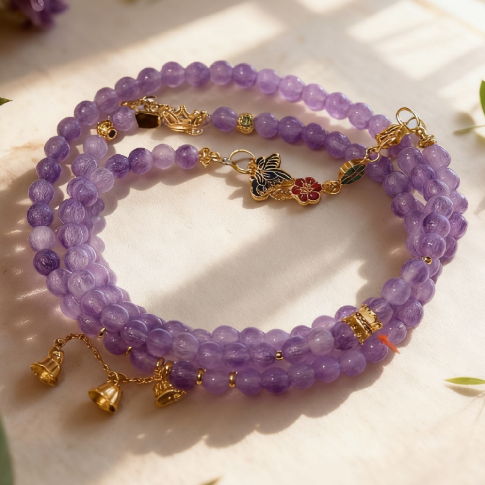 H146 Nine purple fire bracelet