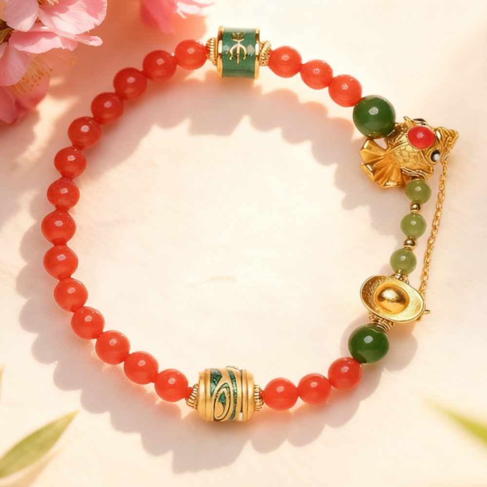 H164 Bracelet: Dragon Element – Wood